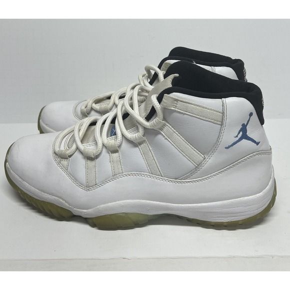 Size 10.5 - Air Jordan 11 XI Retro Legend Blue 2014 White - Picture 3 of 9
